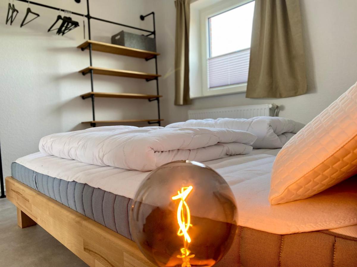 Ferienwohnung Deichblick - Haus Seeschwalbe 쉴리그 외부 사진